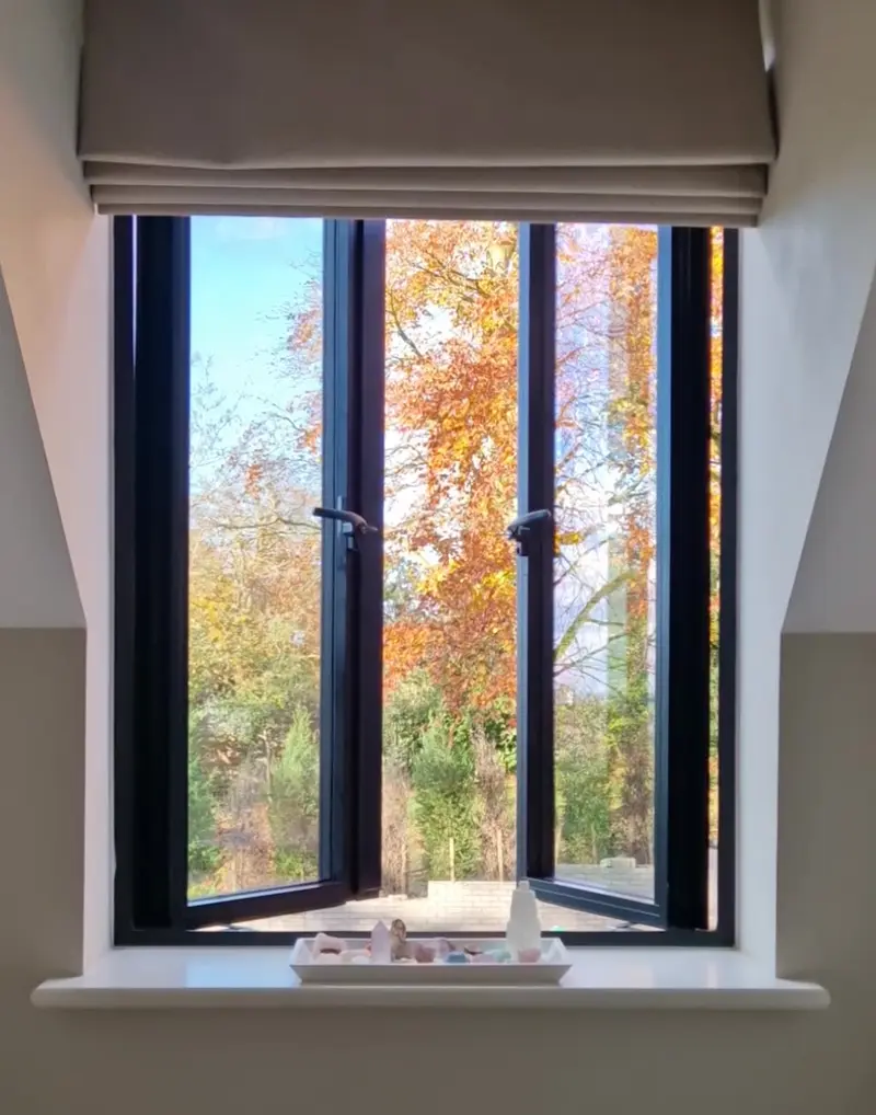 Casement run in an autumn garden setting