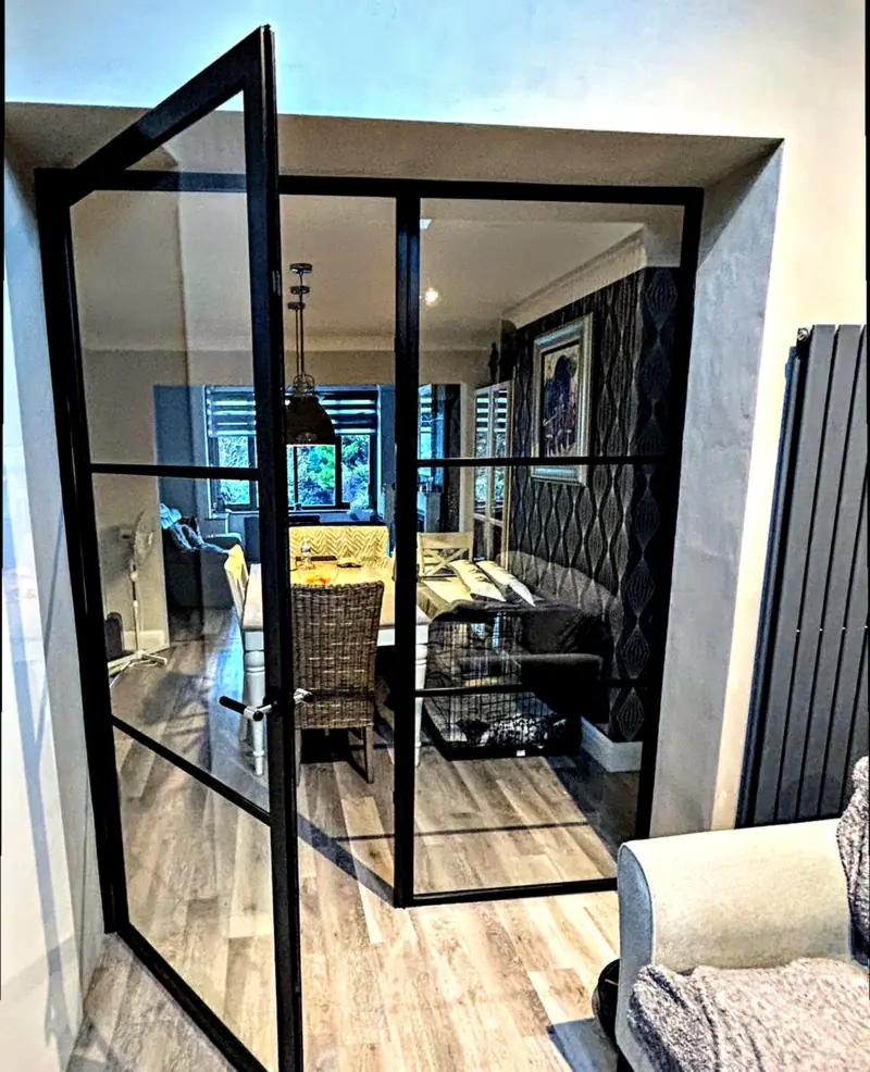 Steel-look Internal Doors & Screens by VitrineAlu