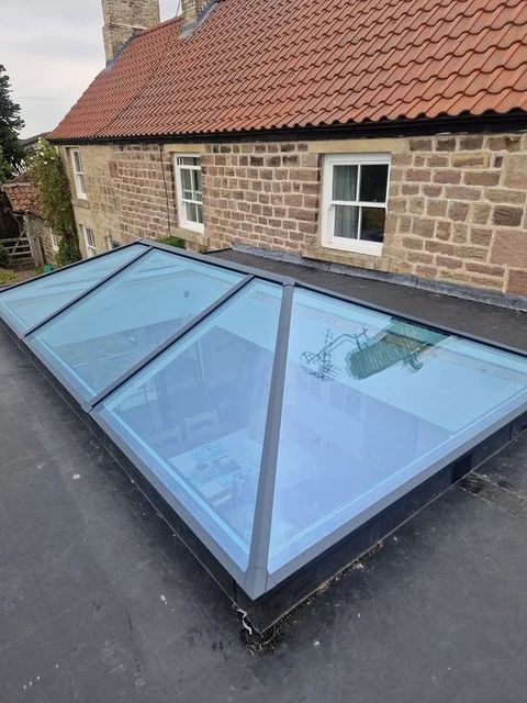 Rooflight over a kitchen